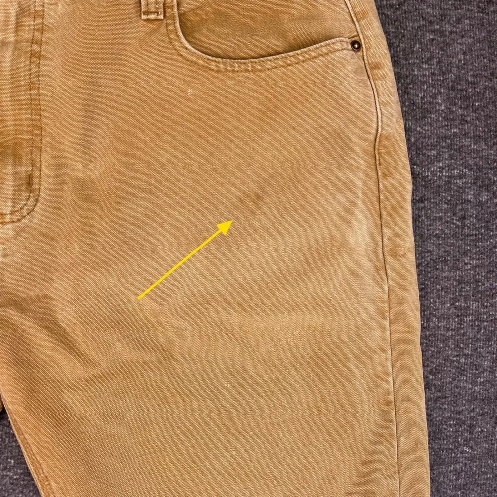 Carhartt‎ Pants Mens 40x30 Tan Duck Canvas Relaxed Workwear Brown Rugged Utility